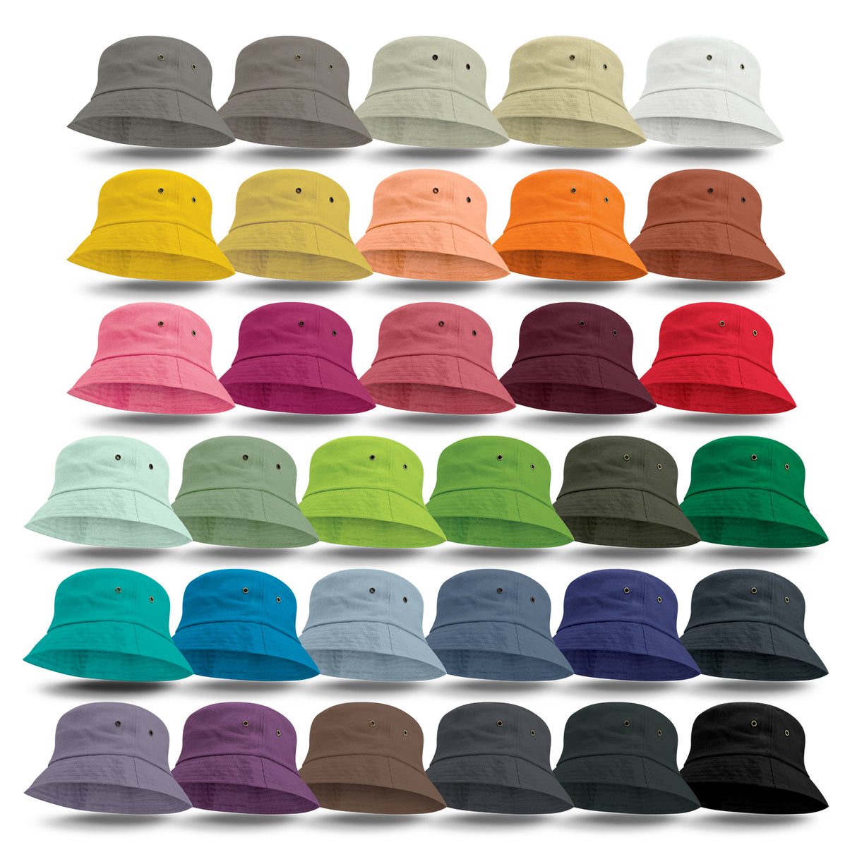 Branded Bondi Bucket Hat - Box of 50 Beige OS