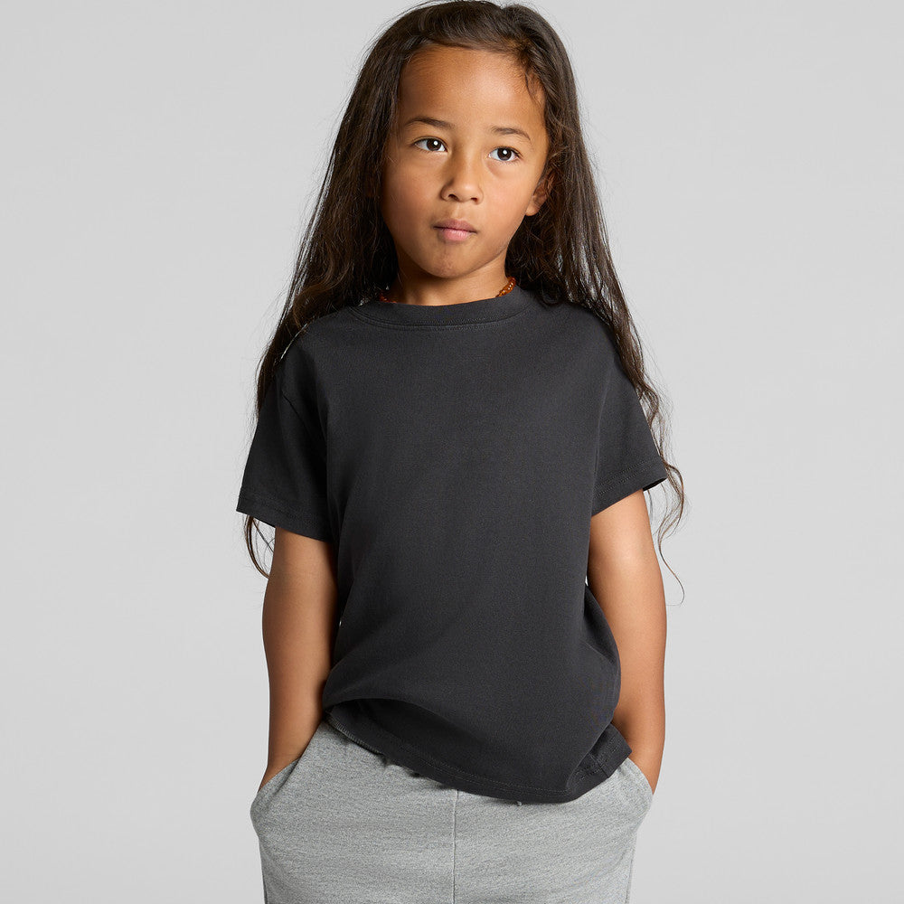 Kids Faded Heavy Tee Black 2