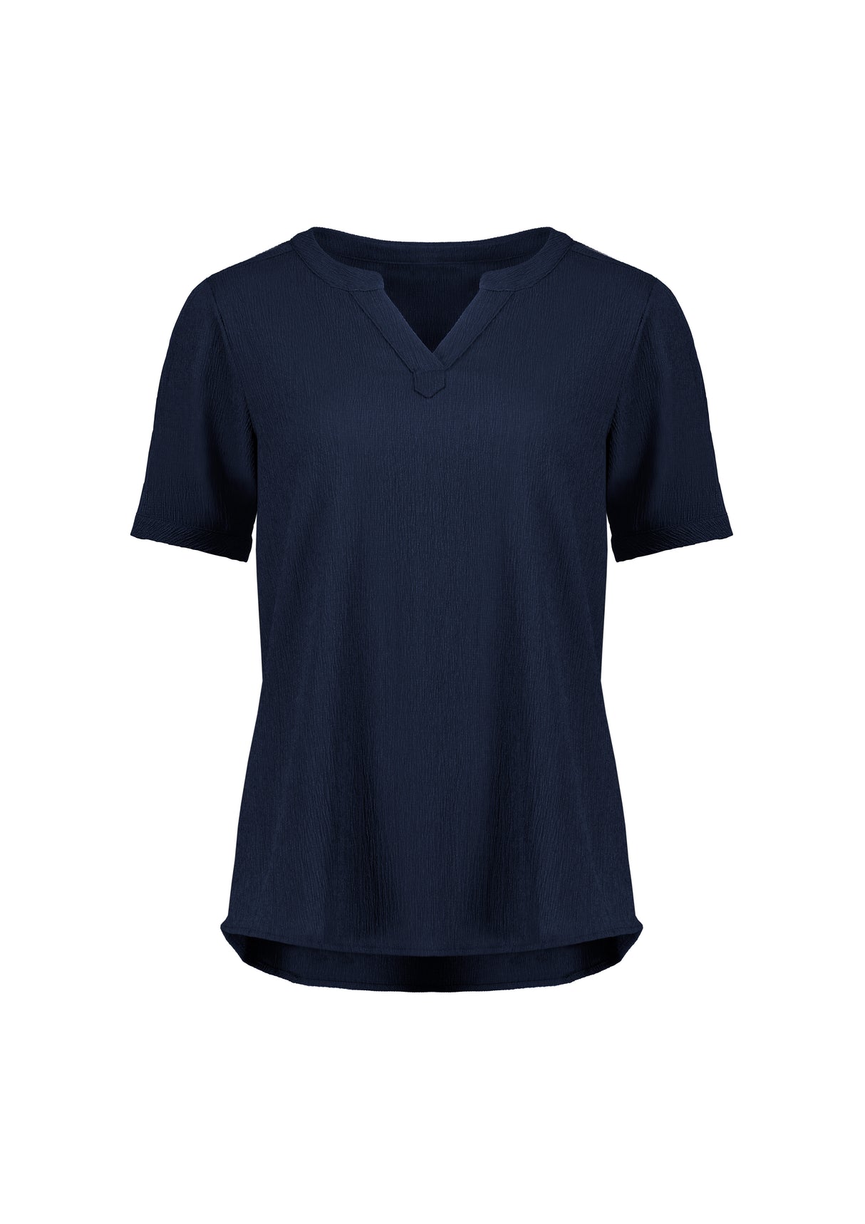 Ruche Short Sleeve Blouse Black 6