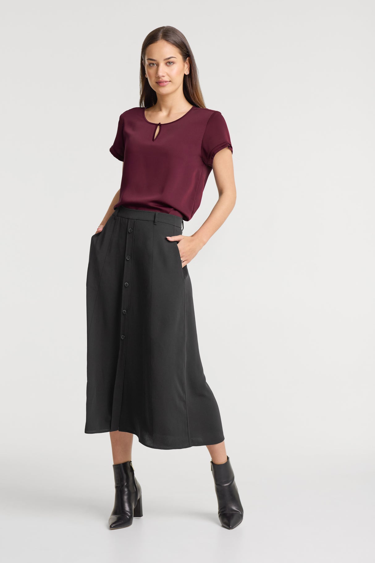 Evelyn Short Sleeve Blouse