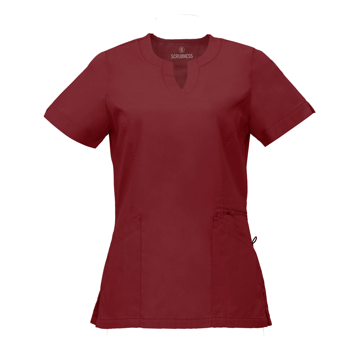 Amelia Scrub Top Cranberry 6