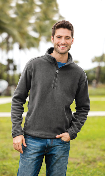 Port Authority Value Fleece 1/4 Zip Pullover Black XS