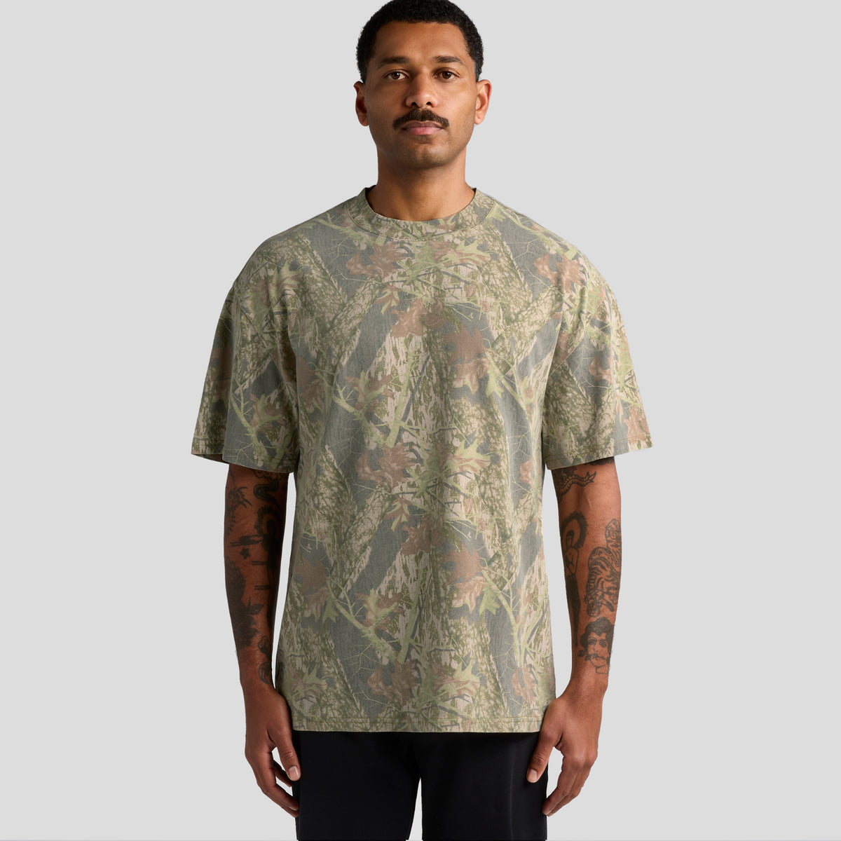 Heavy Faded Camo Tee