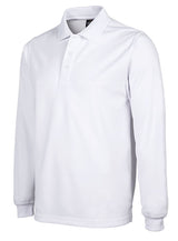 Podium Mens Long Sleeve Poly Polo