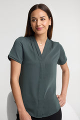 Madison Womens Short Sleeve Blouse