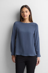 Madison Womens Boatneck Blouse