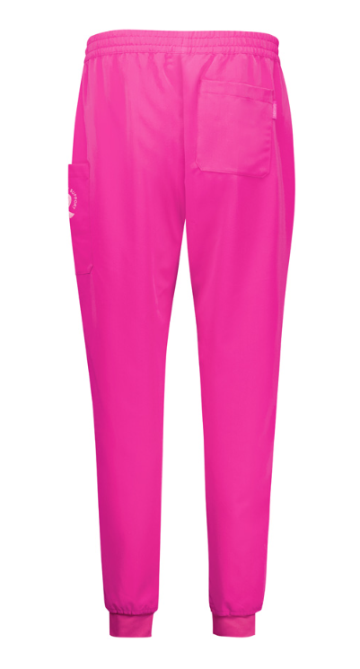 Pink Ribbon Jogger Scrub Pant Pink