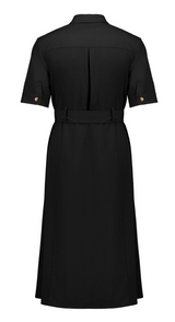 Adele Shirt Midi Dress S/S Black 6